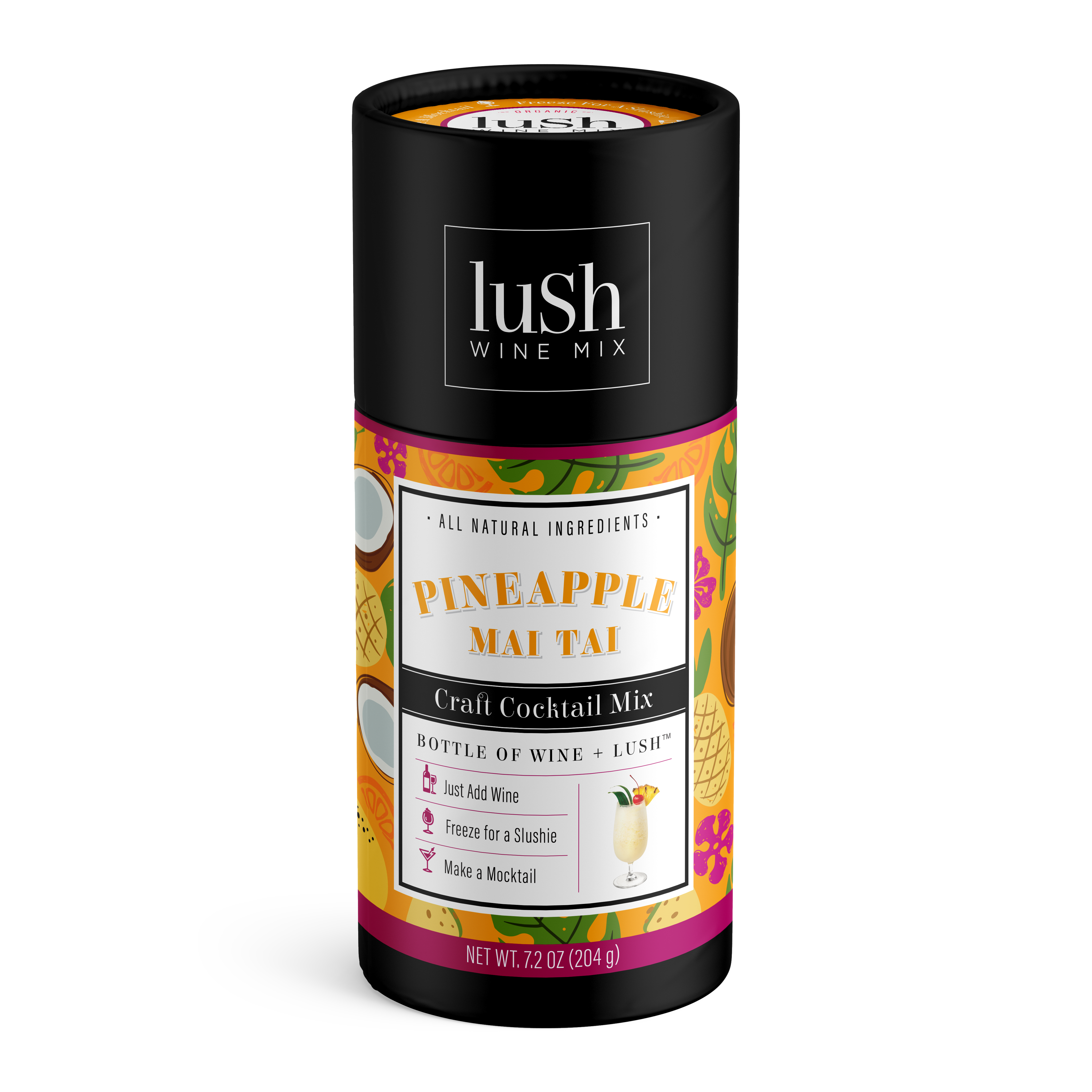 Pineapple Mai Tai - Organic Cocktail & Mocktail Mix (MSRP: $16)