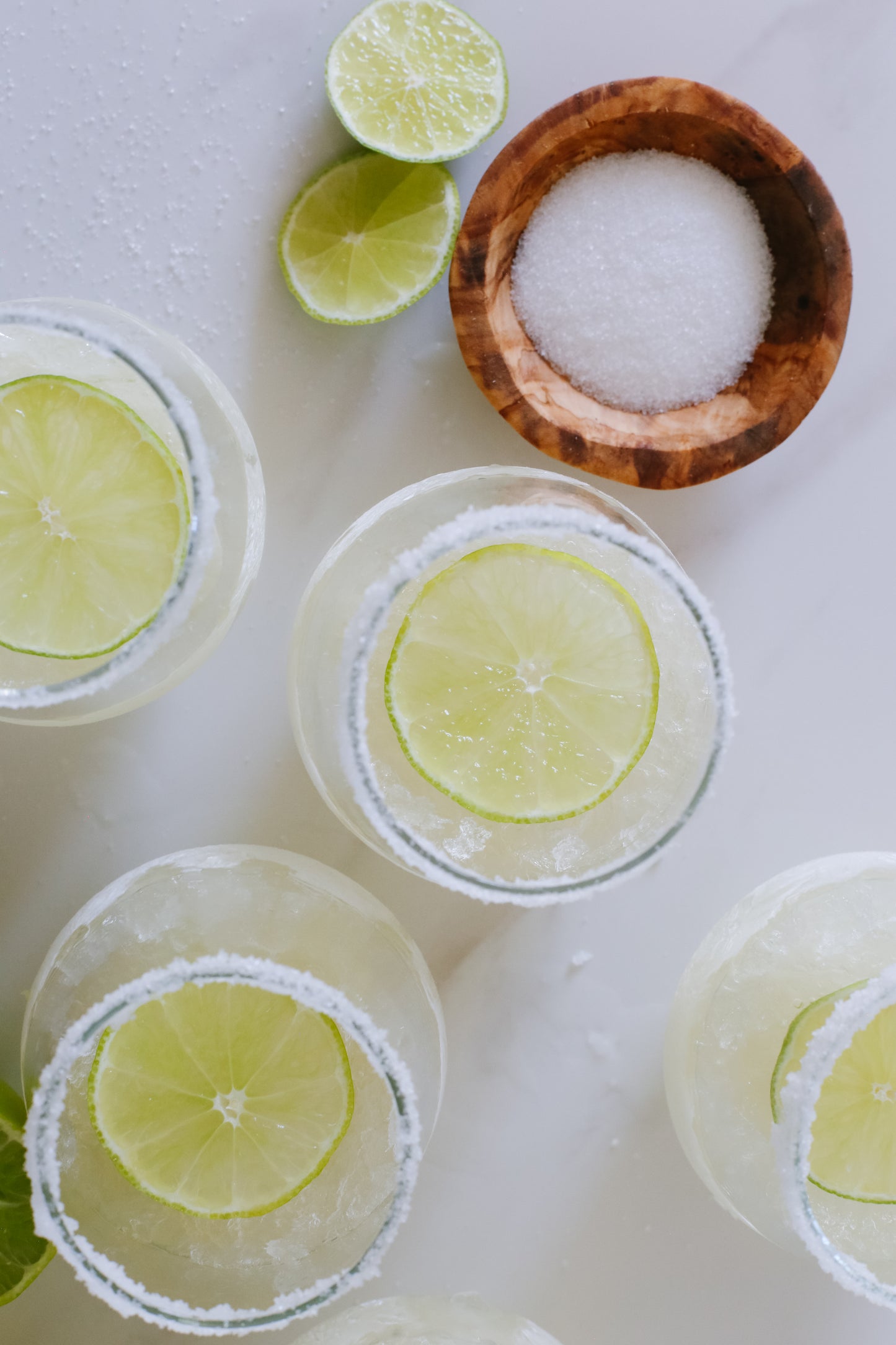 Lush Margarita Slushie, served with a salt rim and lime garnish for a classic, refreshing touch.