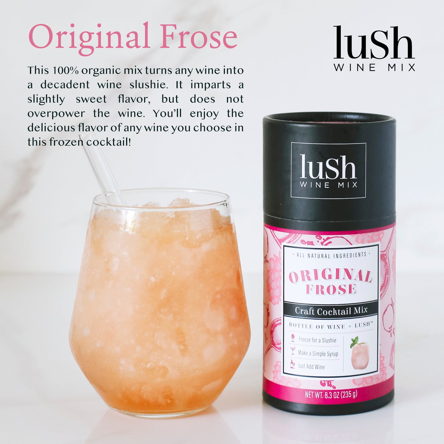 Original Frose' Wholesale - Organic Cocktails & Mocktails (MSRP $16)