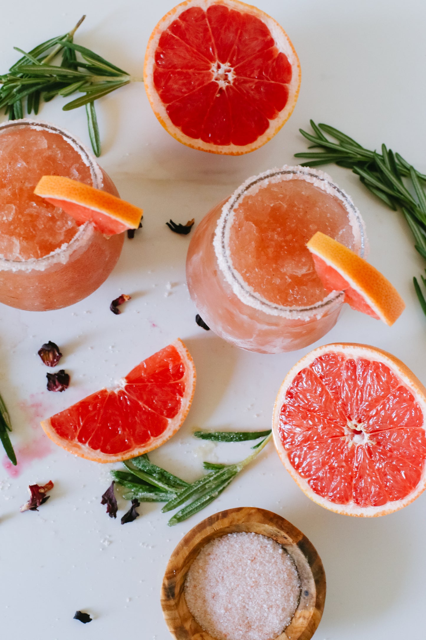 Lush Paloma Slushie, featuring a refreshing mix of tangy grapefruit and tequila flavors, perfect for a cool and vibrant frozen drink.
