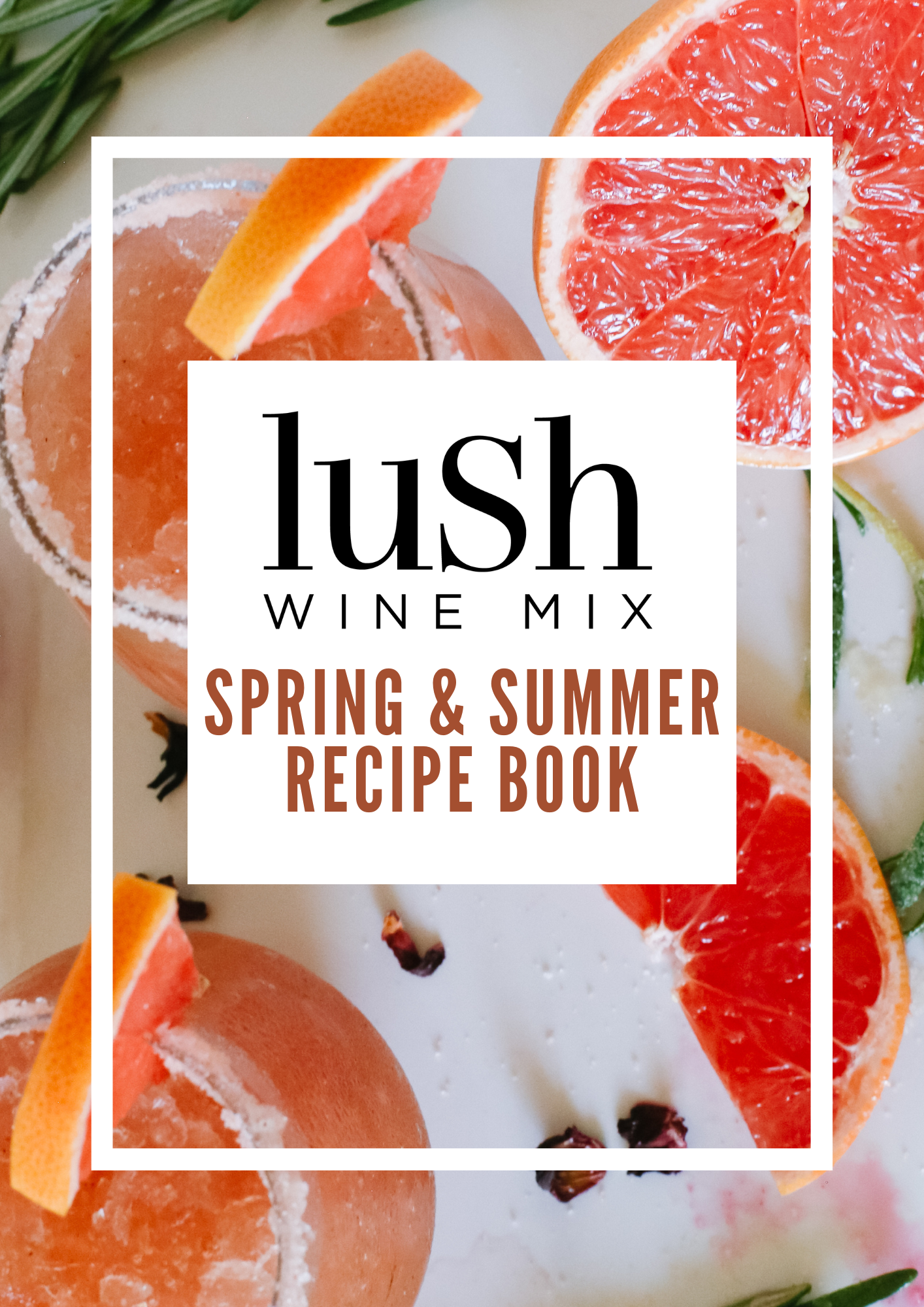 Lush Spring & Summer Recipe Book, offering refreshing frozen drink recipes ideal for warm-weather enjoyment.