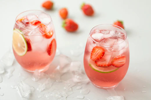 Organic Strawberry Lemon Soda