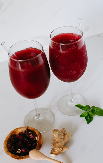 Ginger Hibiscus Wholesale - Organic Cocktail & Mocktail Mix (MSRP: $15.95)