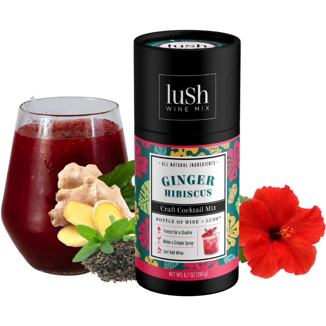 Ginger Hibiscus Wholesale - Organic Cocktail & Mocktail Mix (MSRP: $15.95)