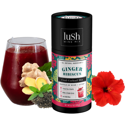 Ginger Hibiscus Wholesale - Organic Cocktail & Mocktail Mix (MSRP: $15.95)