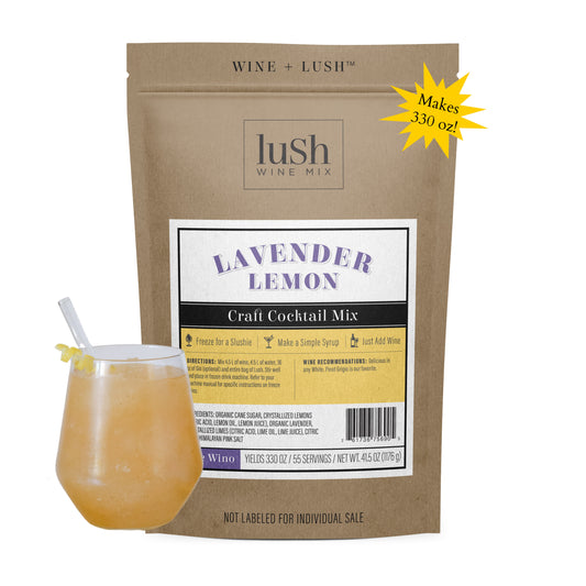 Lavender Lemon Bulk Bag (Yields 330 oz, ~40 Cocktails or Mocktails)