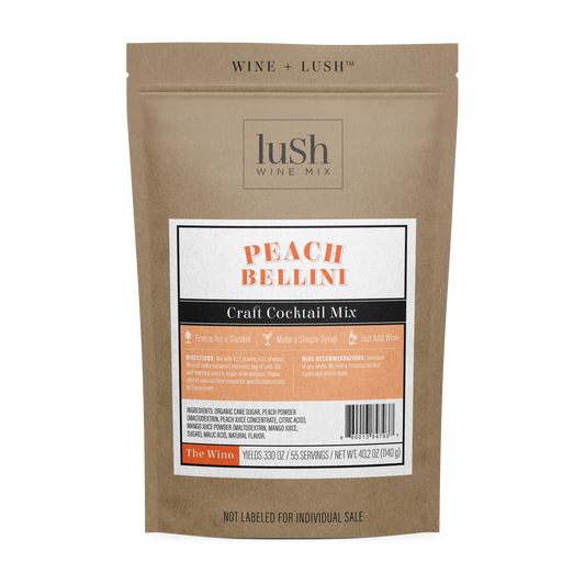NEW!!! Peach Bellini Bulk Bag (Yields 330 oz, ~40 Cocktails or Mocktails)