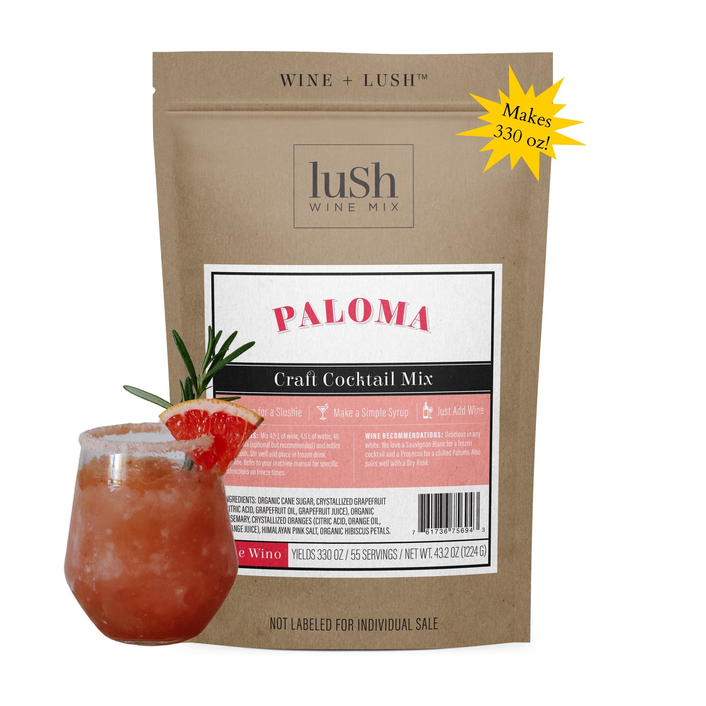 Paloma  Bulk Bag (Yields 330 oz, ~40 Cocktails or Mocktails)