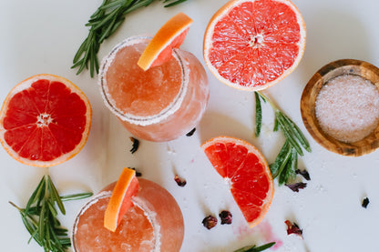 Lush Paloma Slushie, offering a refreshing frozen drink with the bright, citrusy flavors of grapefruit and tequila.






