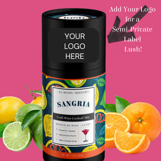 100 Semi-Private Labeled Lush Canisters! Delivered & Ready to Sell with Your Logo