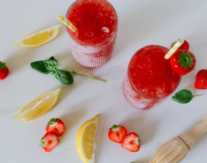 Strawberry Basil Lemonade Wholesale - Organic Cocktails & Mocktails (MSRP $15.95)