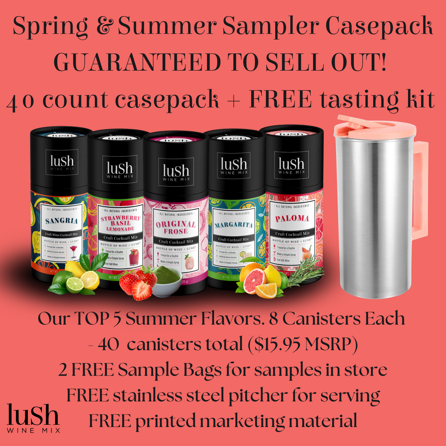 Summer Best Sellers Casepack & FREE Tasting Kit (Guaranteed to Sell Out!)