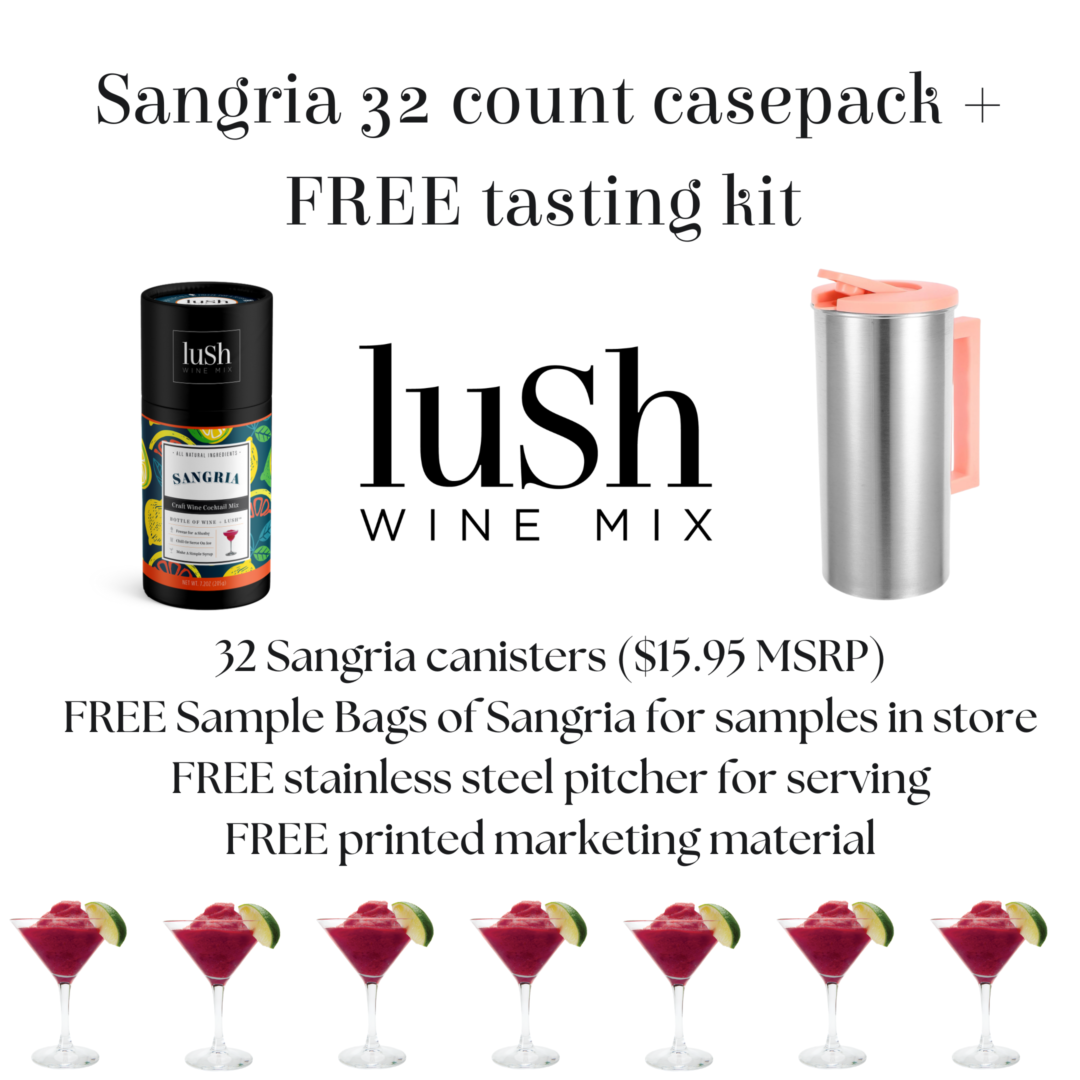 Spring Sangria Casepack & FREE Tasting Kit (Guaranteed to Sell Out!)