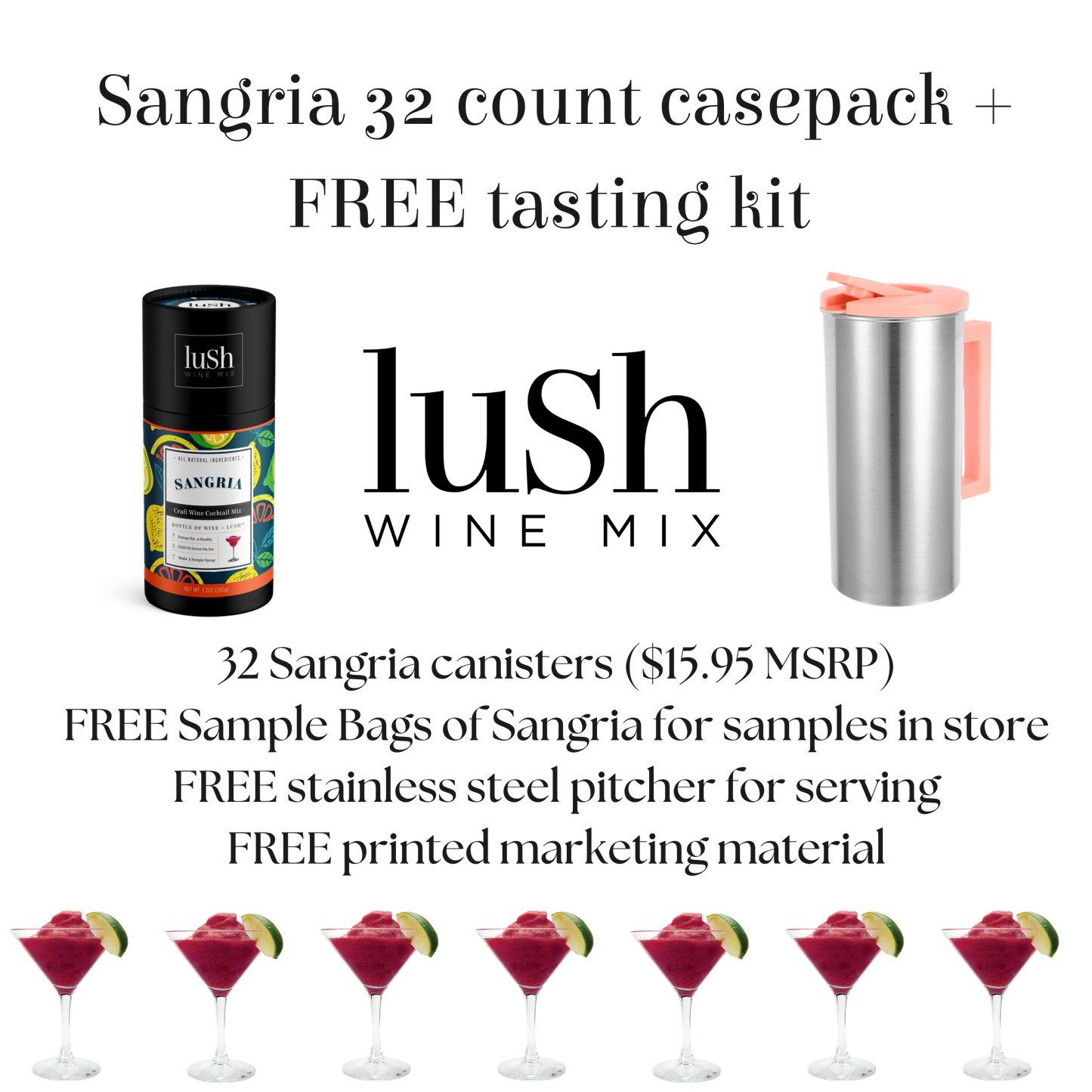 Spring Sangria Casepack & FREE Tasting Kit (Guaranteed to Sell Out!)